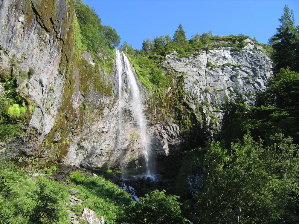 La grande cascade de mont d'or